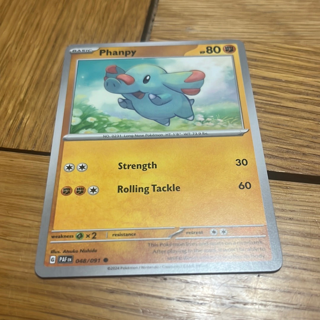 Paldean Fates: Phanpy #48 Paldean Fates: Phanpy #48